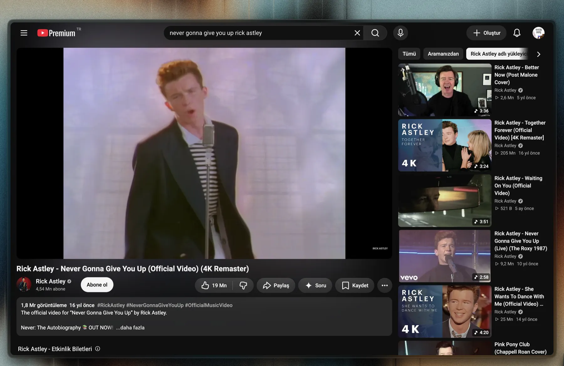 A screenshot of a video page, used here as something to select and mark up